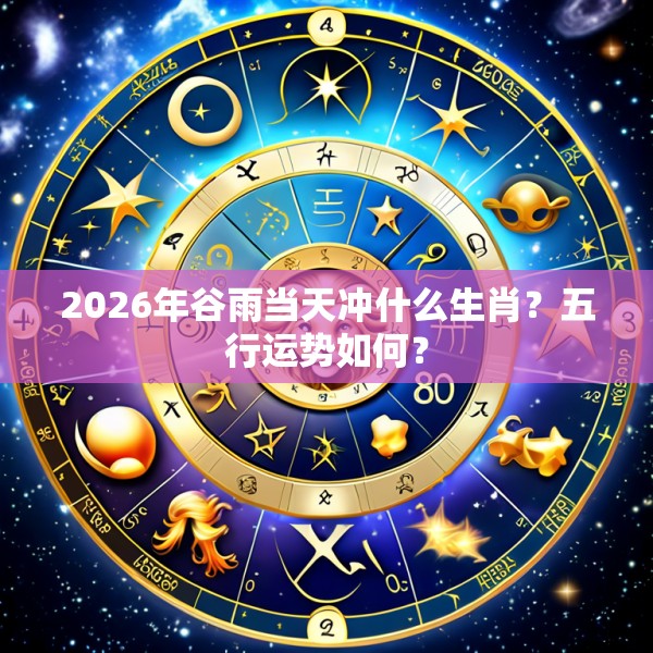 2026年谷雨当天冲什么生肖？五行运势如何？
