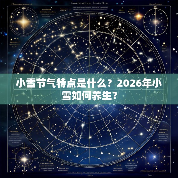 小雪节气特点是什么？2026年小雪如何养生？