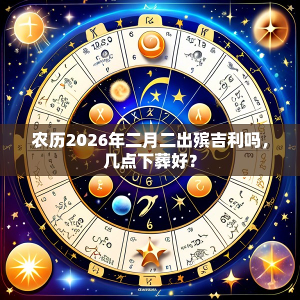 农历2026年二月二出殡吉利吗,几点下葬好?
