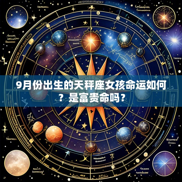 9月份出生的天秤座女孩命运如何？是富贵命吗？
