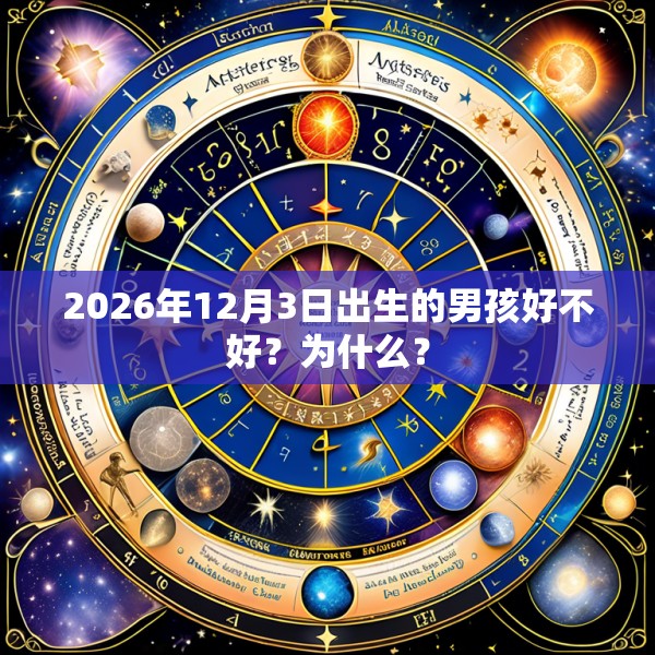2026年12月3日出生的男孩好不好?为什么?