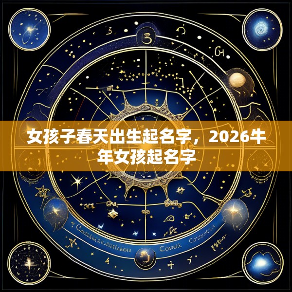 女孩子春天出生起名字，2026牛年女孩起名字