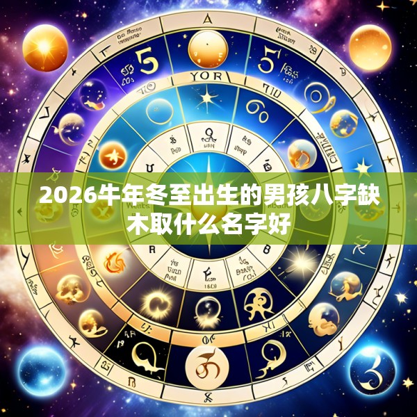 2026牛年冬至出生的男孩八字缺木取什么名字好