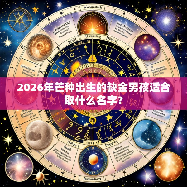 2026年芒种出生的缺金男孩适合取什么名字?