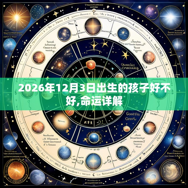 2026年12月3日出生的孩子好不好,命运详解