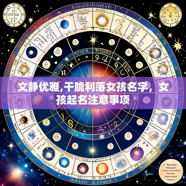 文静优雅,干脆利落女孩名字，女孩起名注意事项