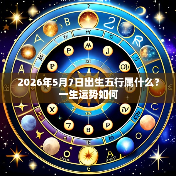 2026年5月7日出生五行属什么？一生运势如何