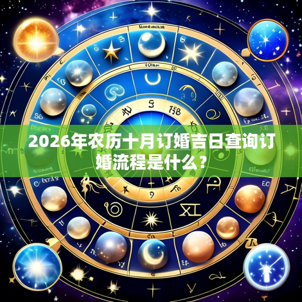 2026年农历十月订婚吉日查询订婚流程是什么?