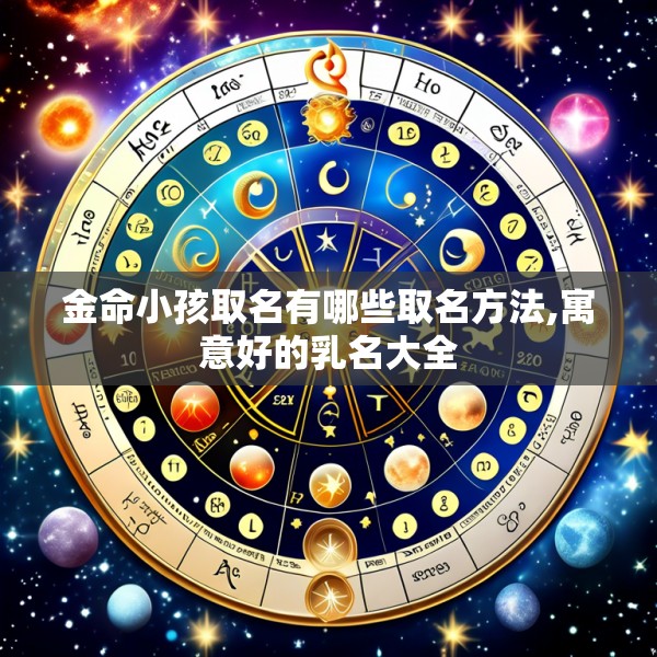 金命小孩取名有哪些取名方法,寓意好的乳名大全