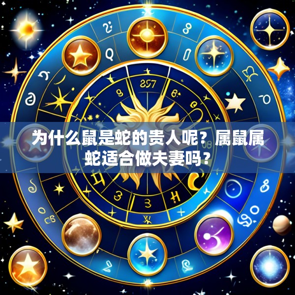 为什么鼠是蛇的贵人呢?属鼠属蛇适合做夫妻吗?