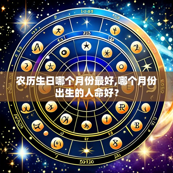 农历生日哪个月份最好,哪个月份出生的人命好?