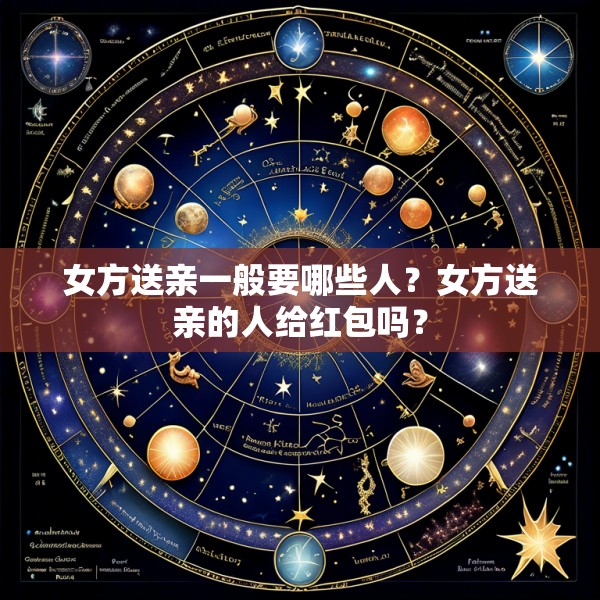 女方送亲一般要哪些人？女方送亲的人给红包吗？