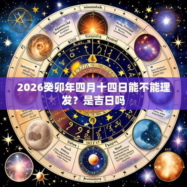 2026癸卯年四月十四日能不能理发？是吉日吗