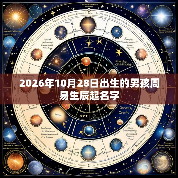 2026年10月28日出生的男孩周易生辰起名字