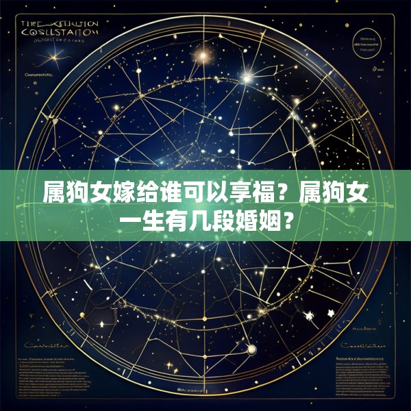 属狗女嫁给谁可以享福?属狗女一生有几段婚姻?
