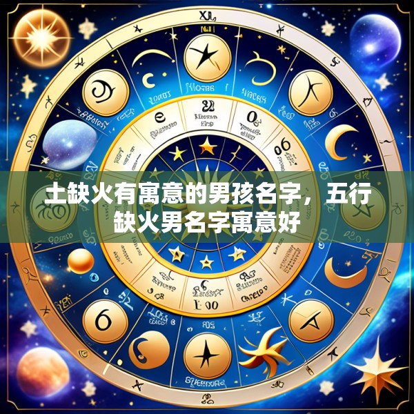 土缺火有寓意的男孩名字,五行缺火男名字寓意好