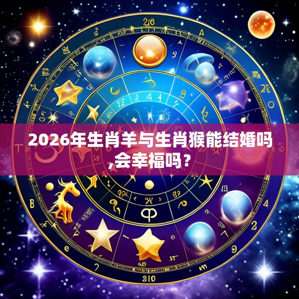 2026年生肖羊与生肖猴能结婚吗,会幸福吗?
