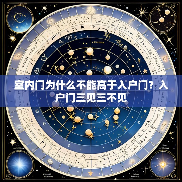 室内门为什么不能高于入户门？入户门三见三不见