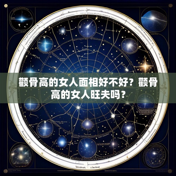 颧骨高的女人面相好不好?颧骨高的女人旺夫吗?