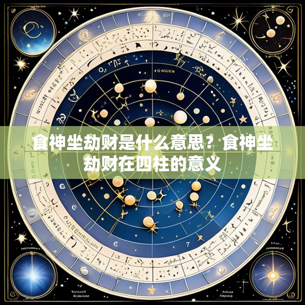 食神坐劫财是什么意思?食神坐劫财在四柱的意义