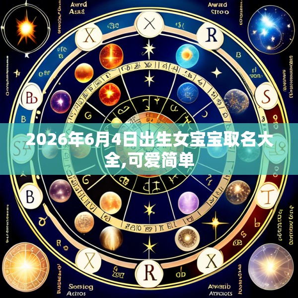 2026年6月4日出生女宝宝取名大全,可爱简单