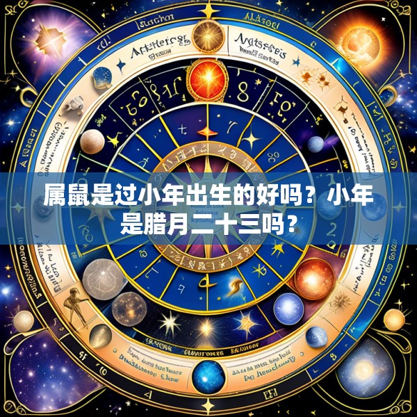 属鼠是过小年出生的好吗?小年是腊月二十三吗?