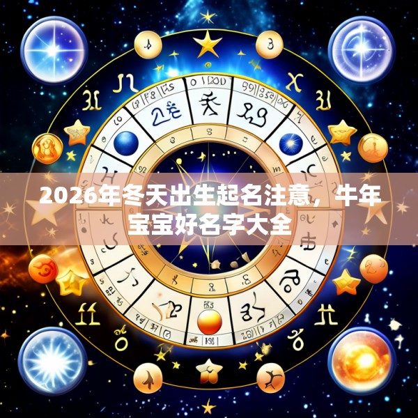 2026年冬天出生起名注意,牛年宝宝好名字大全