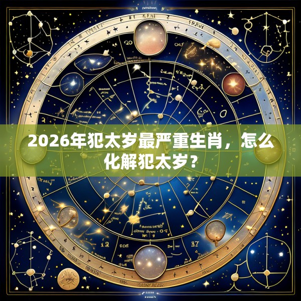 2026年犯太岁最严重生肖，怎么化解犯太岁？