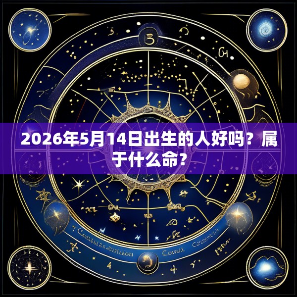 2026年5月14日出生的人好吗？属于什么命？