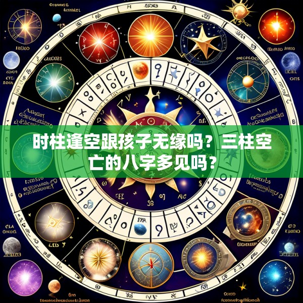 时柱逢空跟孩子无缘吗？三柱空亡的八字多见吗？