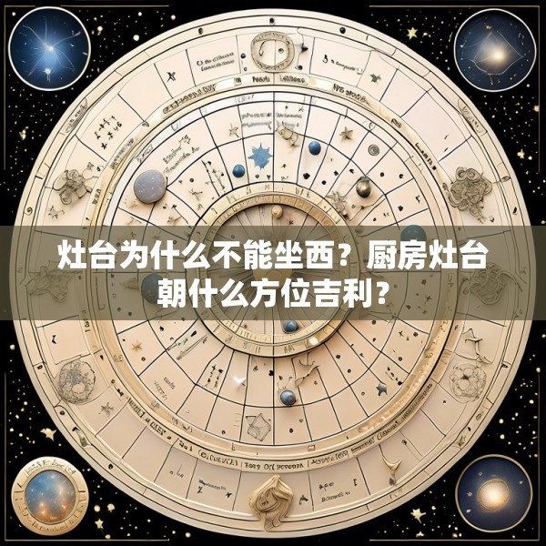 灶台为什么不能坐西？厨房灶台朝什么方位吉利？