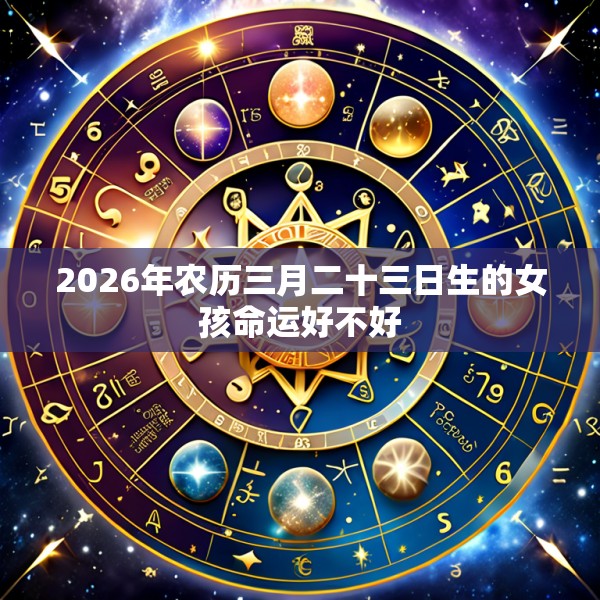 2026年农历三月二十三日生的女孩命运好不好