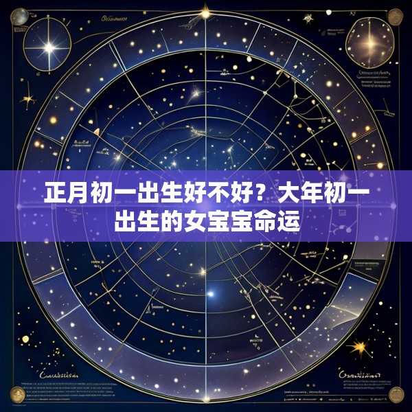 正月初一出生好不好？大年初一出生的女宝宝命运