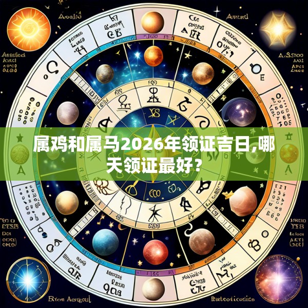 属鸡和属马2026年领证吉日,哪天领证最好?