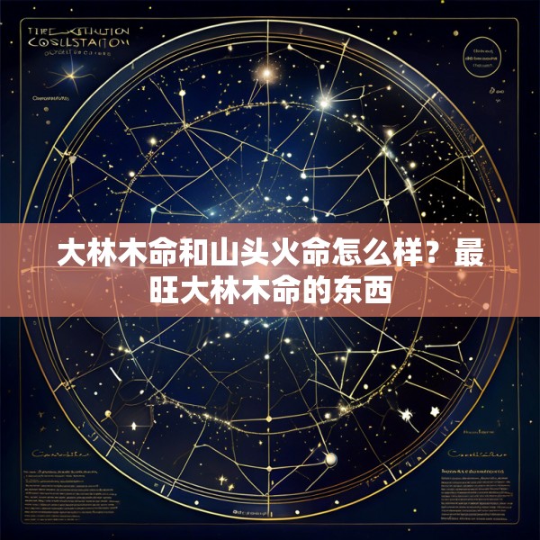 大林木命和山头火命怎么样？最旺大林木命的东西