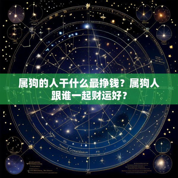 属狗的人干什么最挣钱？属狗人跟谁一起财运好？