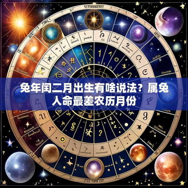 兔年闰二月出生有啥说法？属兔人命最差农历月份