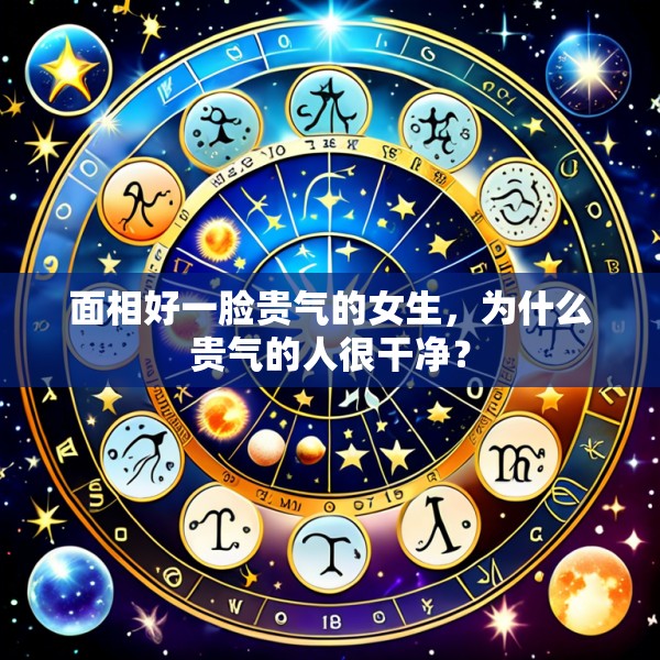 面相好一脸贵气的女生,为什么贵气的人很干净?