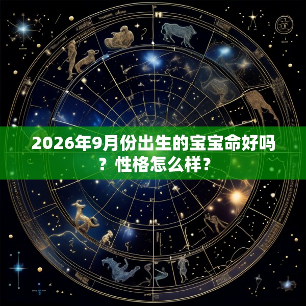 2026年9月份出生的宝宝命好吗?性格怎么样?