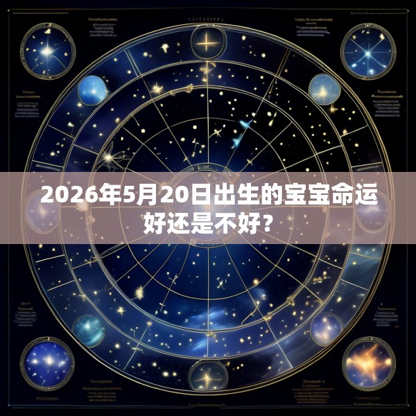2026年5月20日出生的宝宝命运好还是不好？