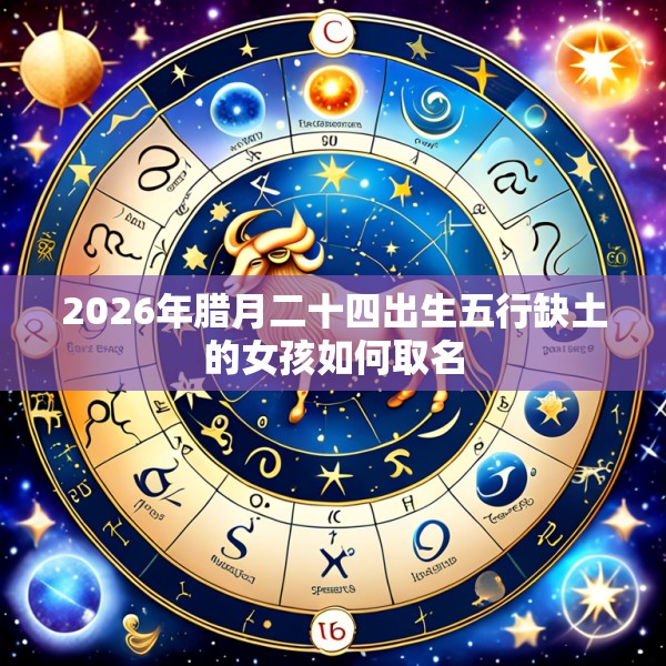 2026年腊月二十四出生五行缺土的女孩如何取名