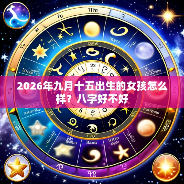 2026年九月十五出生的女孩怎么样?八字好不好