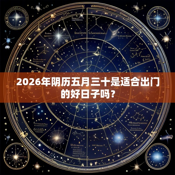 2026年阴历五月三十是适合出门的好日子吗?