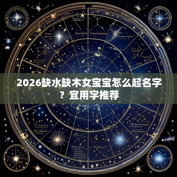 2026缺水缺木女宝宝怎么起名字？宜用字推荐