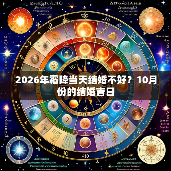 2026年霜降当天结婚不好?10月份的结婚吉日