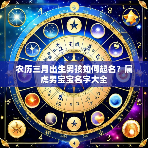 农历三月出生男孩如何起名？属虎男宝宝名字大全