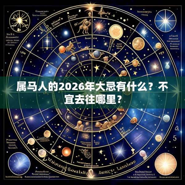 属马人的2026年大忌有什么?不宜去往哪里?