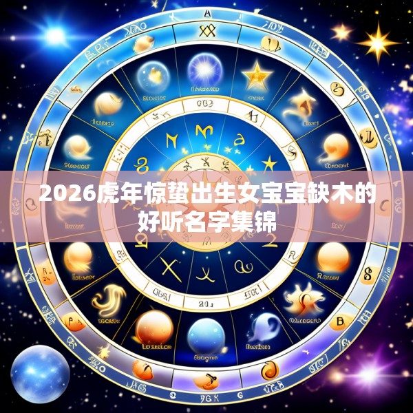 2026虎年惊蛰出生女宝宝缺木的好听名字集锦