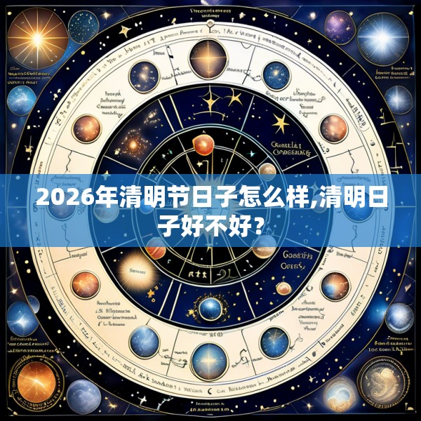 2026年清明节日子怎么样,清明日子好不好?