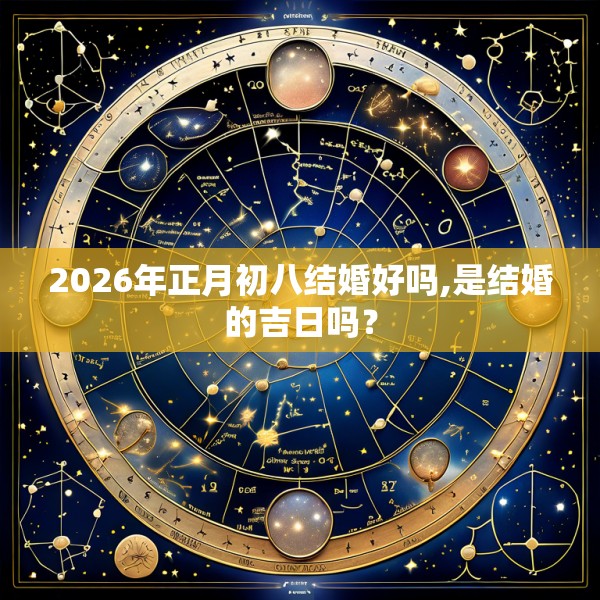 2026年正月初八结婚好吗,是结婚的吉日吗？
